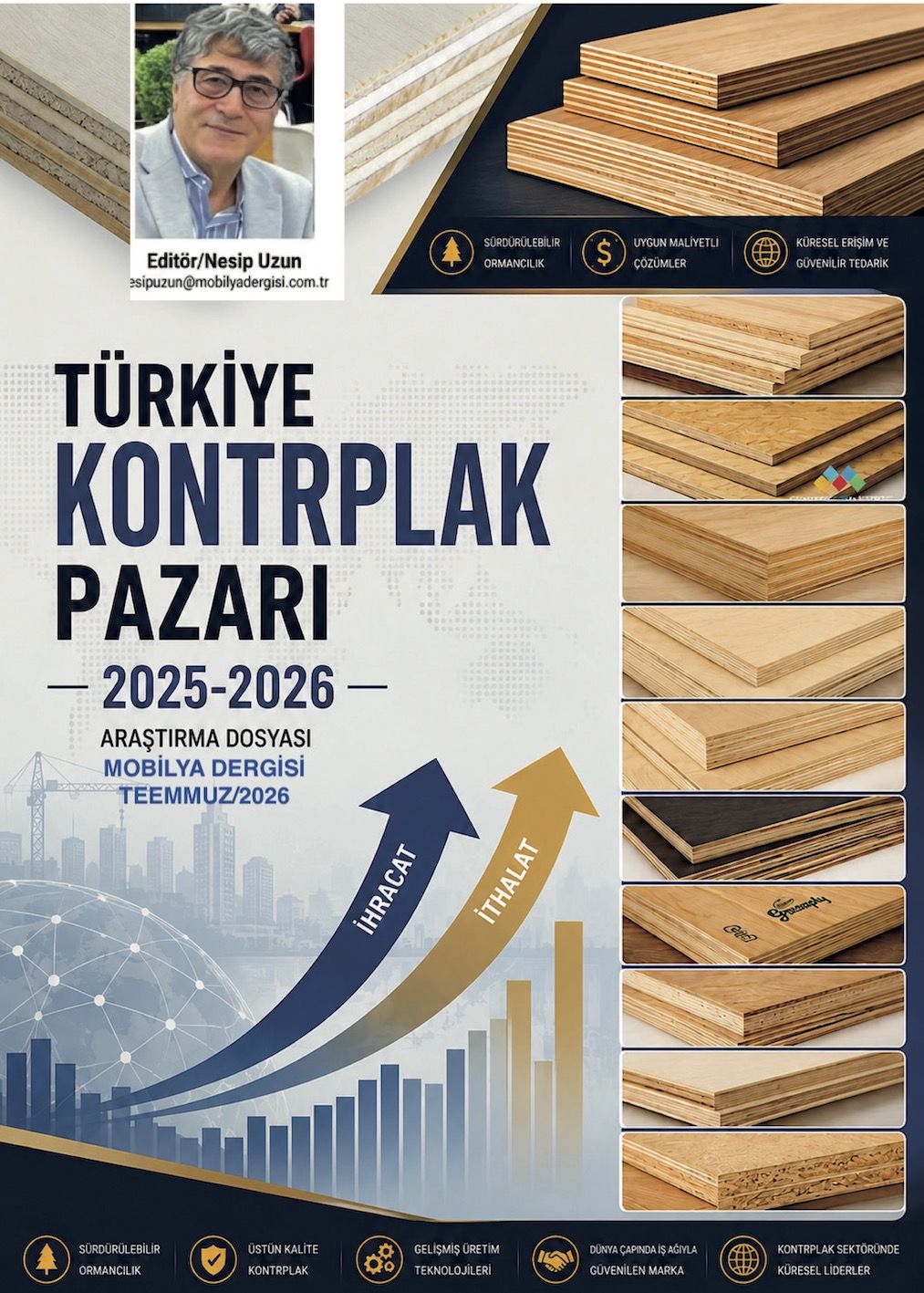 Türkiye kontrplak pazarı 2025 - 2026 (Araştırma Dosyası)